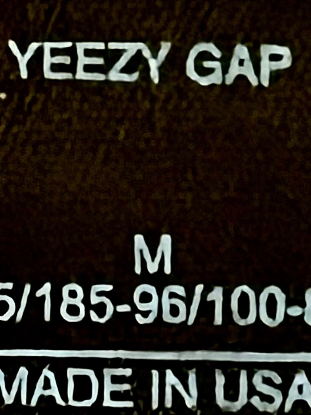 Yeezy Gap Balenciaga Dove LS T Black M - Picture 7 of 15